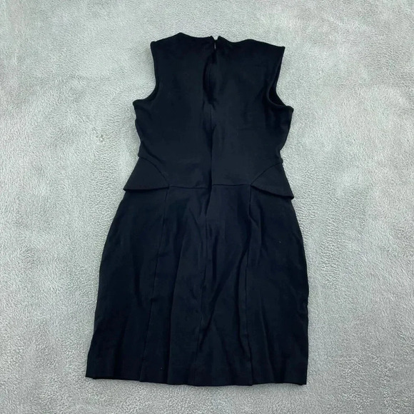 Theory Womens Sleeveless Peplum Sheath Dress Black Size 4 4286 - Picture 2 of 8